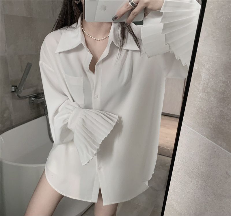 【tops】ネクタイ付きシャツG23060