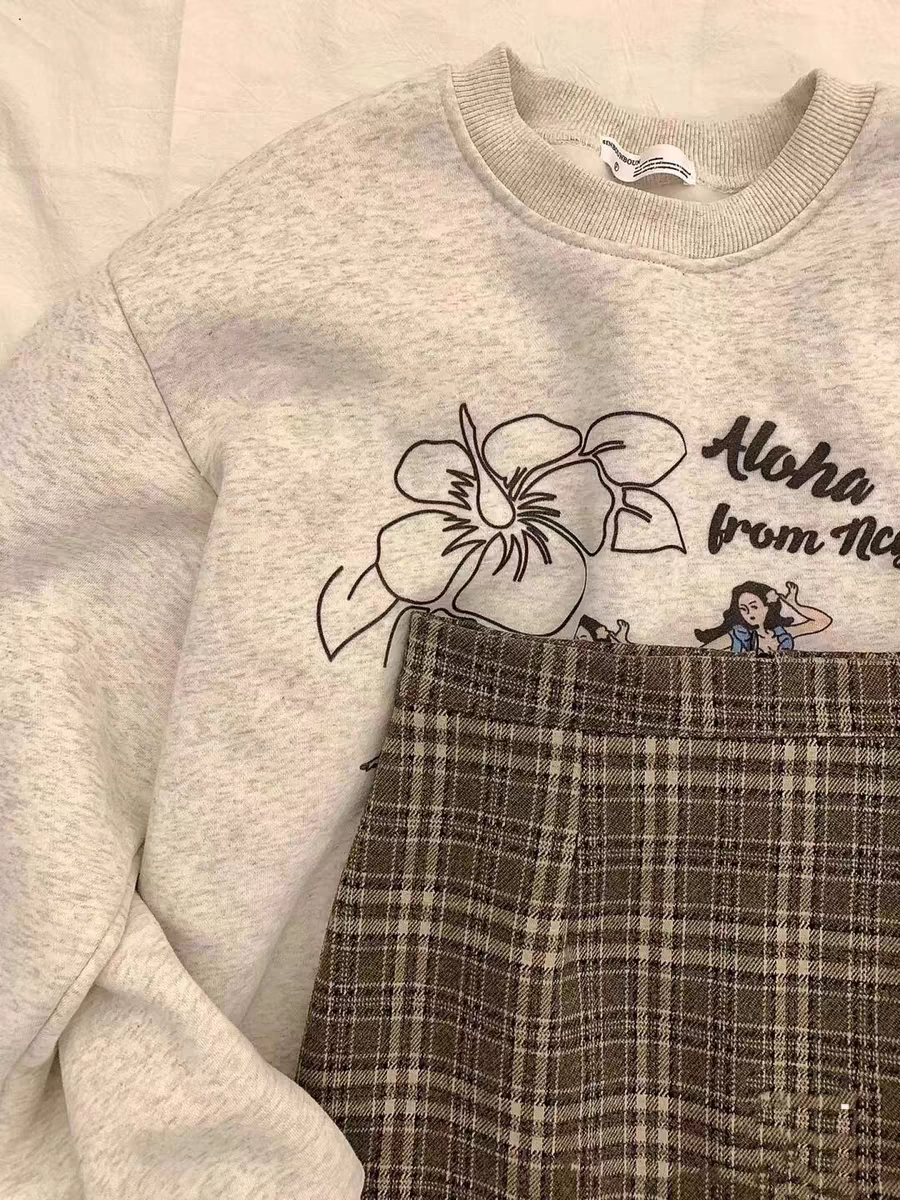 【tops】ラウンドネックパーカーG23070
