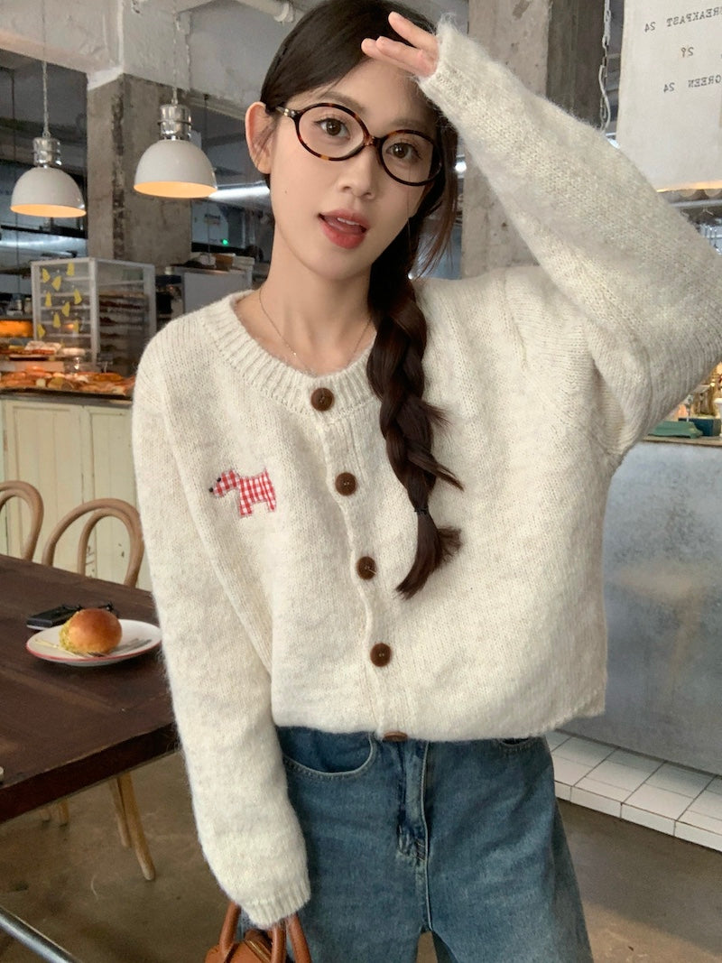 【outer】ニットカーディガンG23091