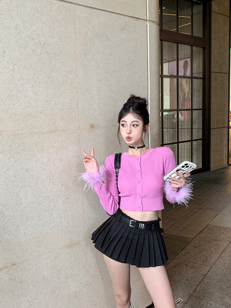 【outer】長袖ニットカーディガンG23100