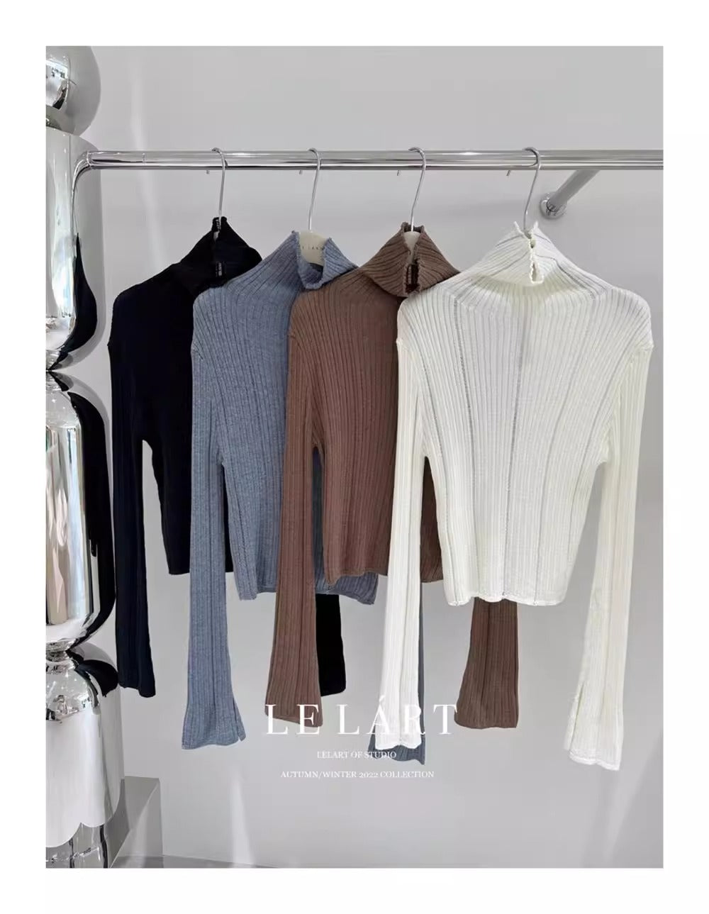 【tops】フレアスリーブニットセーターG23127