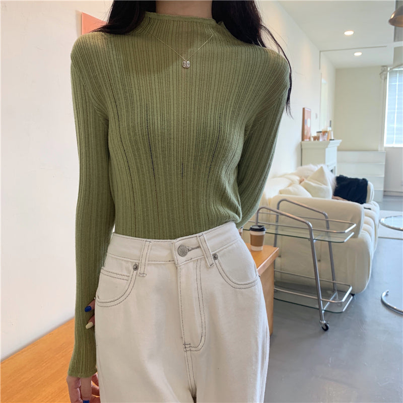 【tops】長袖ニットトップスG23128