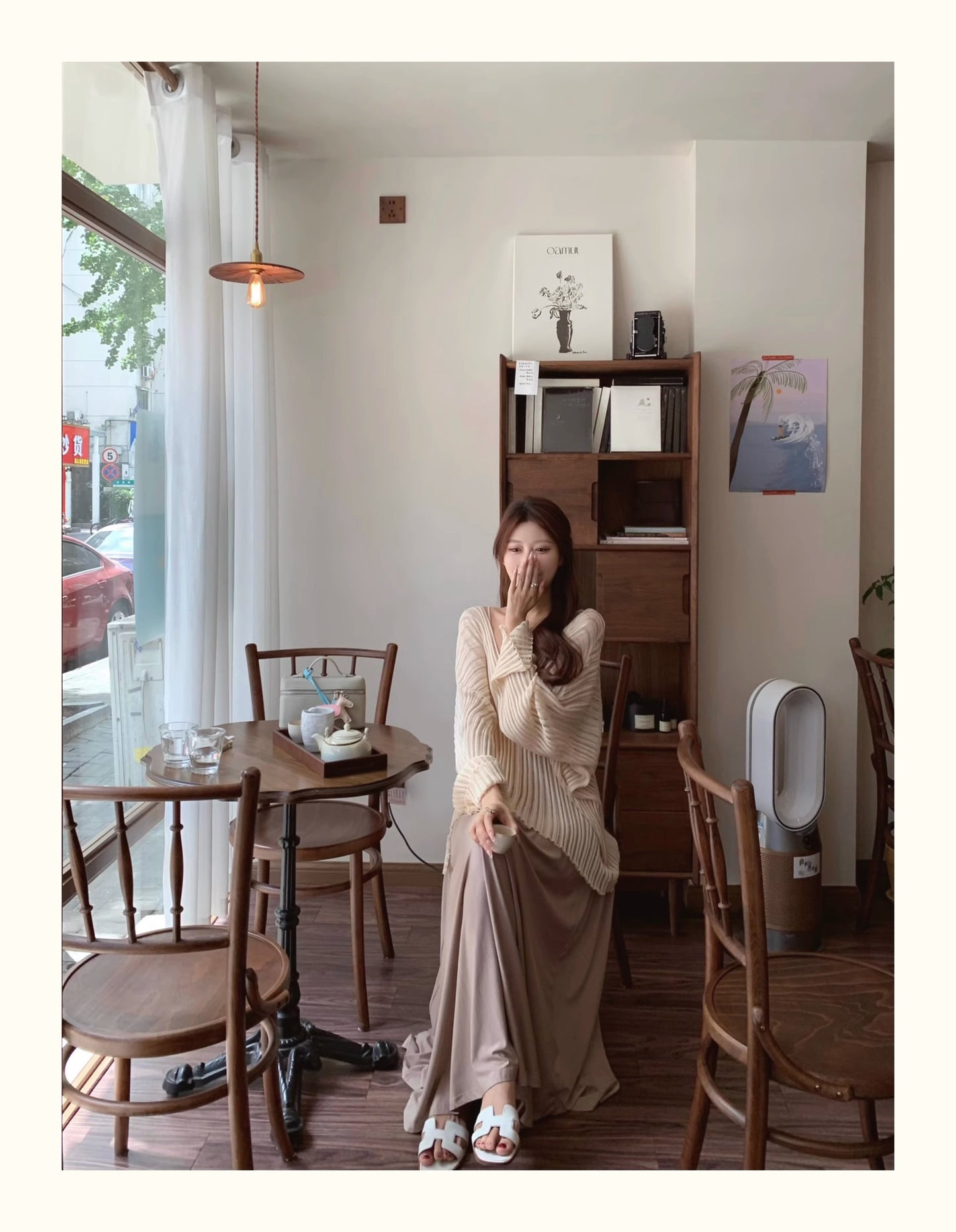 【tops】薄手ニットトップスG23131