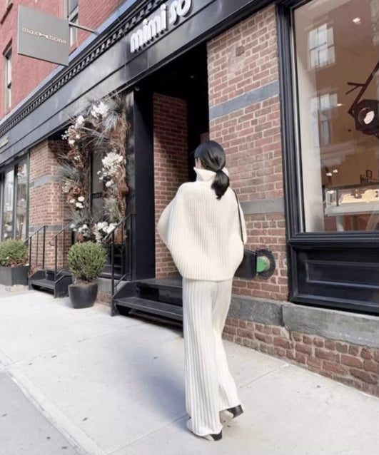 【bottoms】ニットガウチョパンツG23151