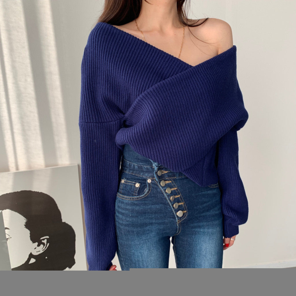 【tops】長袖ニットセーターG23176