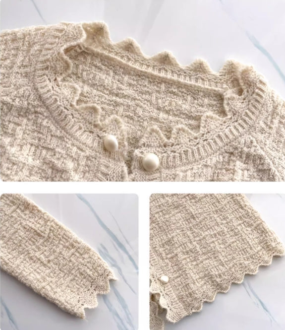 【outer】長袖ニットカーディガンG23187