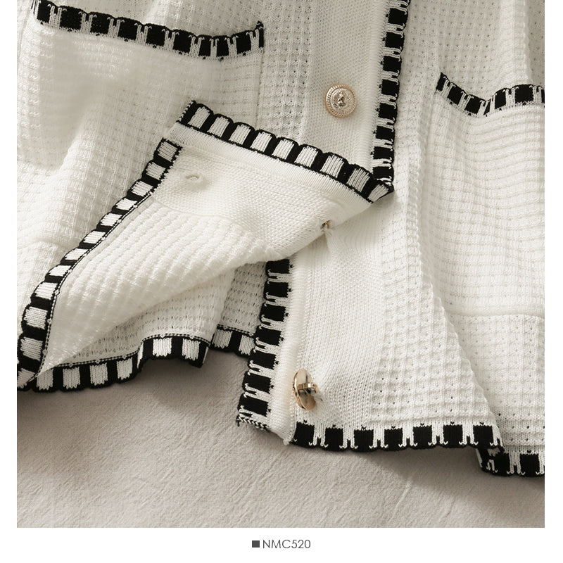 【set】Vネックニット長袖トップス+ガウチョパンツ2点セットG23193