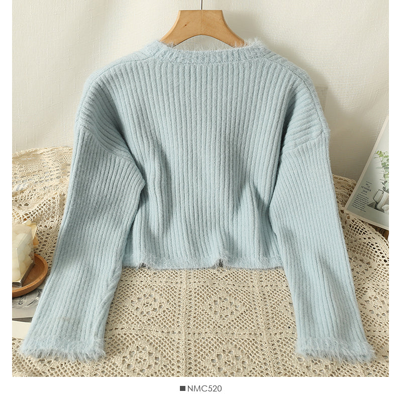 【set】ニット長袖トップス+ワンピース2点セットG23194