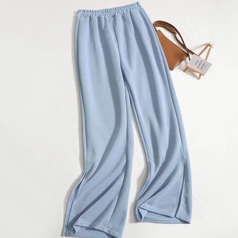 【set】フード付きパーカー+スリットパンツ2点セットG23195