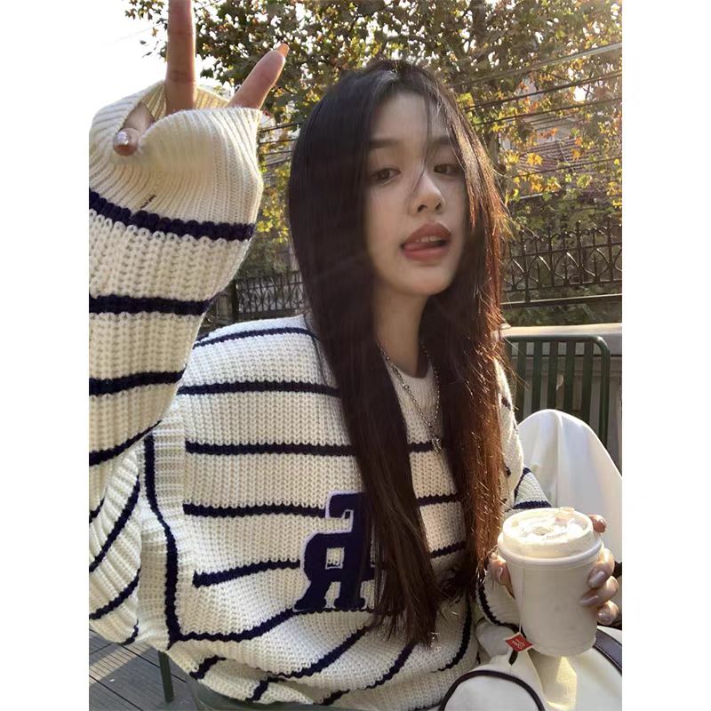 【tops】ゆったりニットセーターG23210