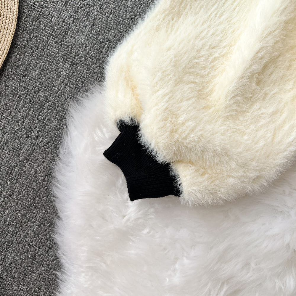 【set】Vネックニットカーディガン+キャミワンピース2点セットG23216