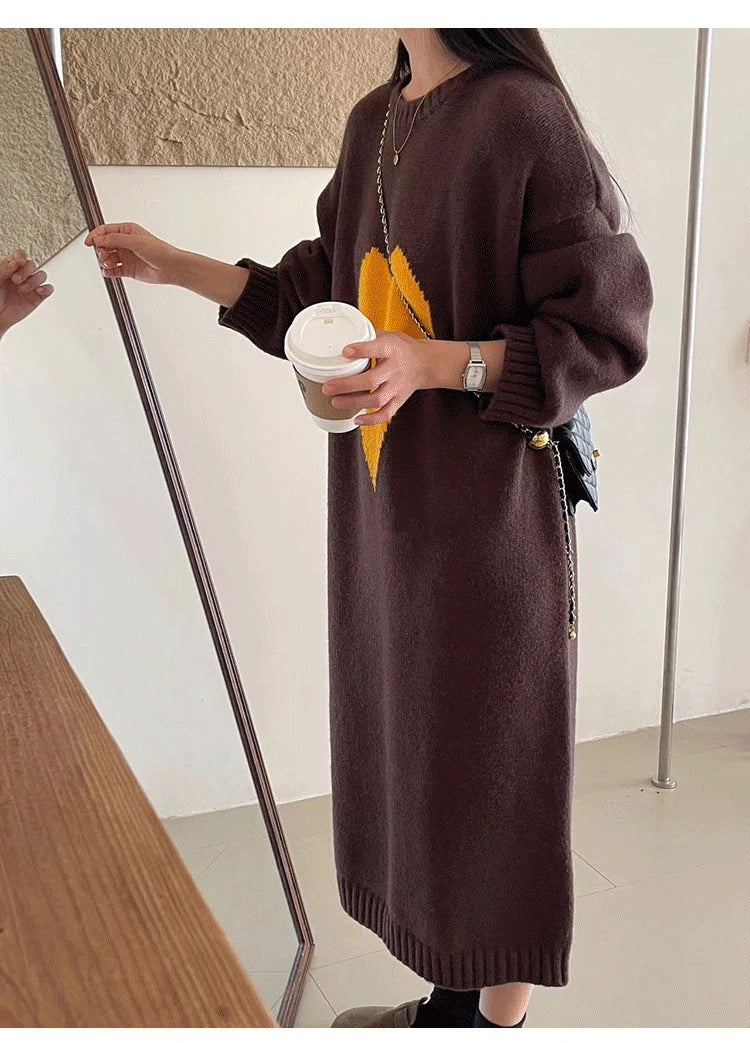 【dress】ゆったり厚手ニットワンピースG23266