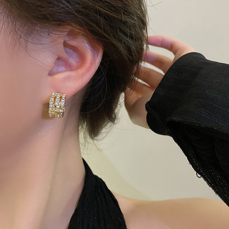 【小物】非対称ピアスアクセサリーG23374