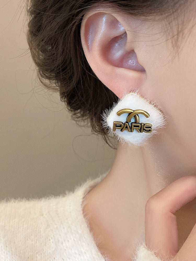 【小物】ファーピアスアクセサリーG23399