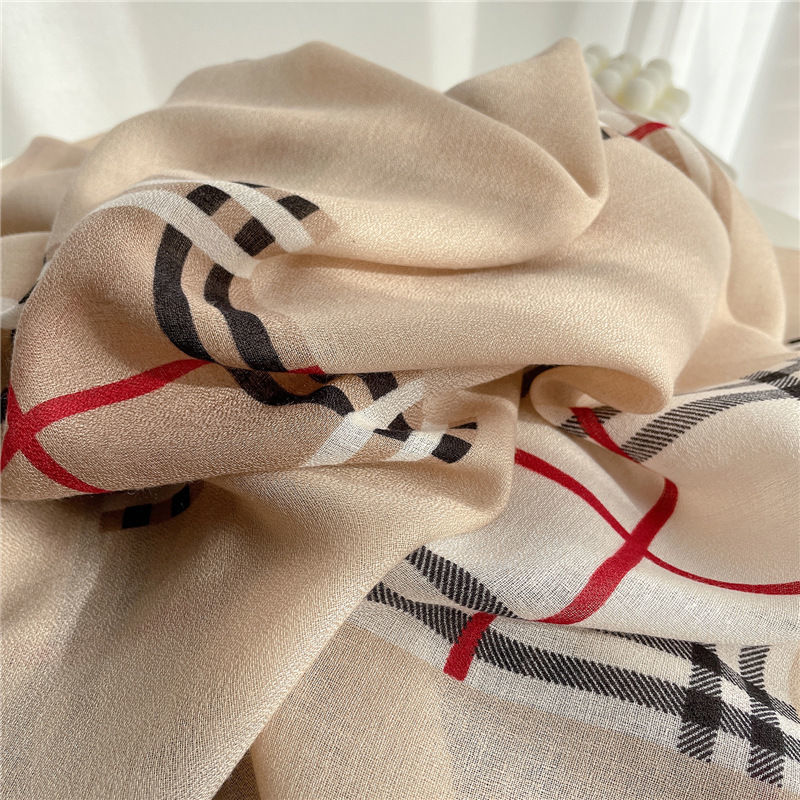 【小物】春秋配色スカーフG23480