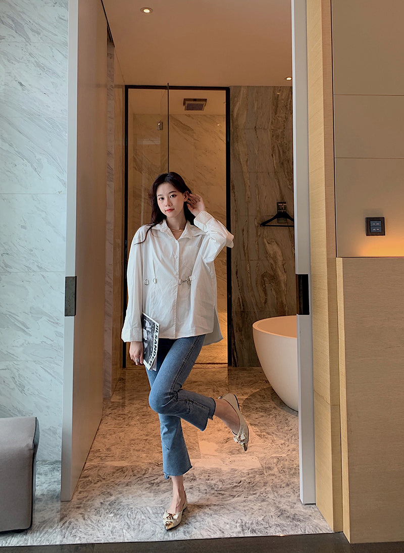 【shoes】2色展開フラットシューズG23524