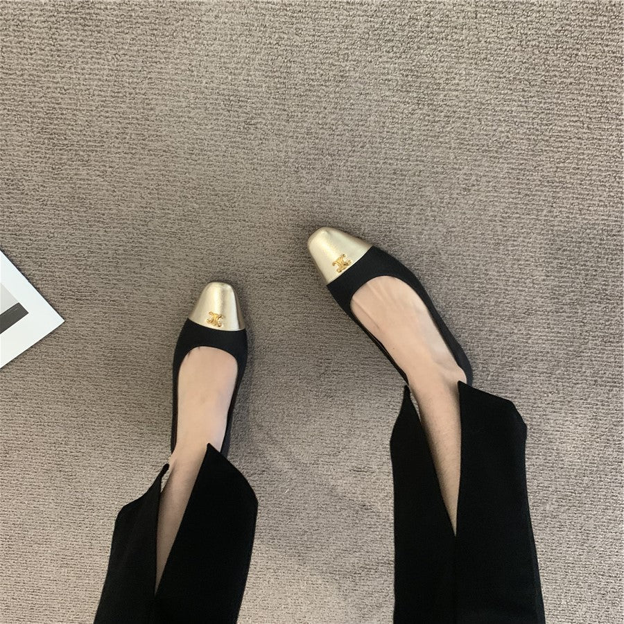 【shoes】3色フラットシューズG23530