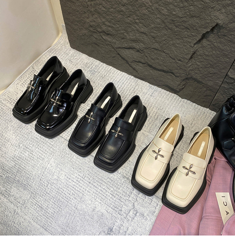 【shoes】厚底ローファーシューズG23563