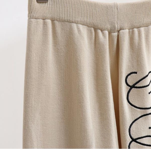 【set】4色セーター+ガウチョパンツニット2点セットF8166