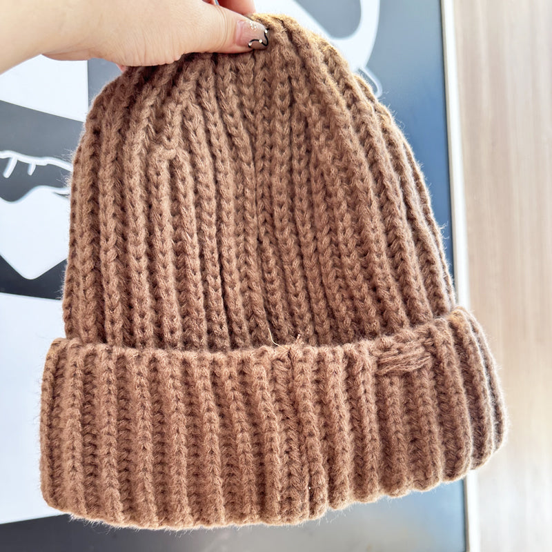 【小物】英字柄ニット帽子G23582