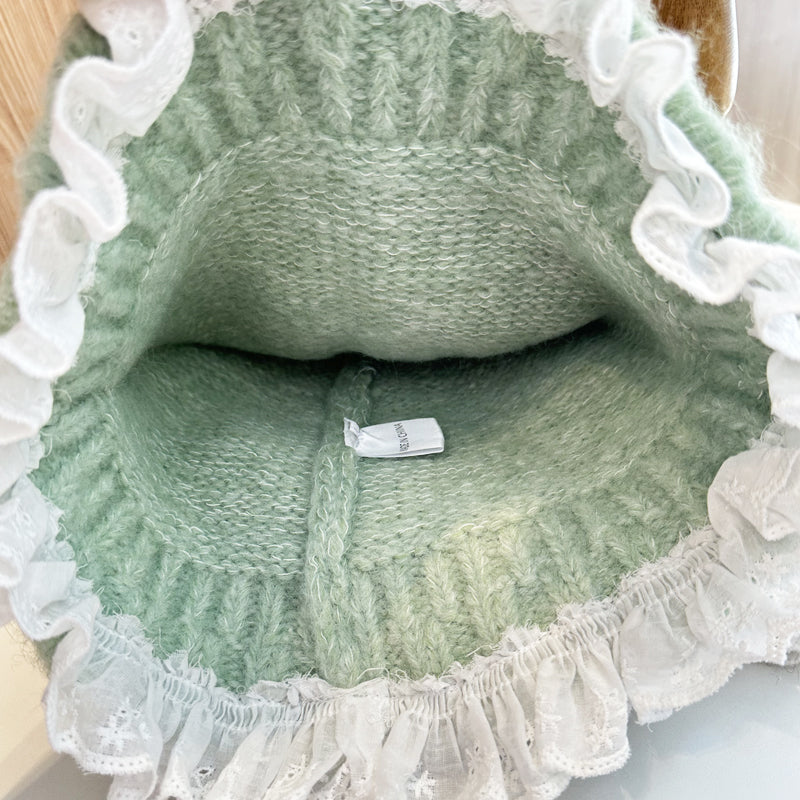 【小物】レースニット帽子G23585