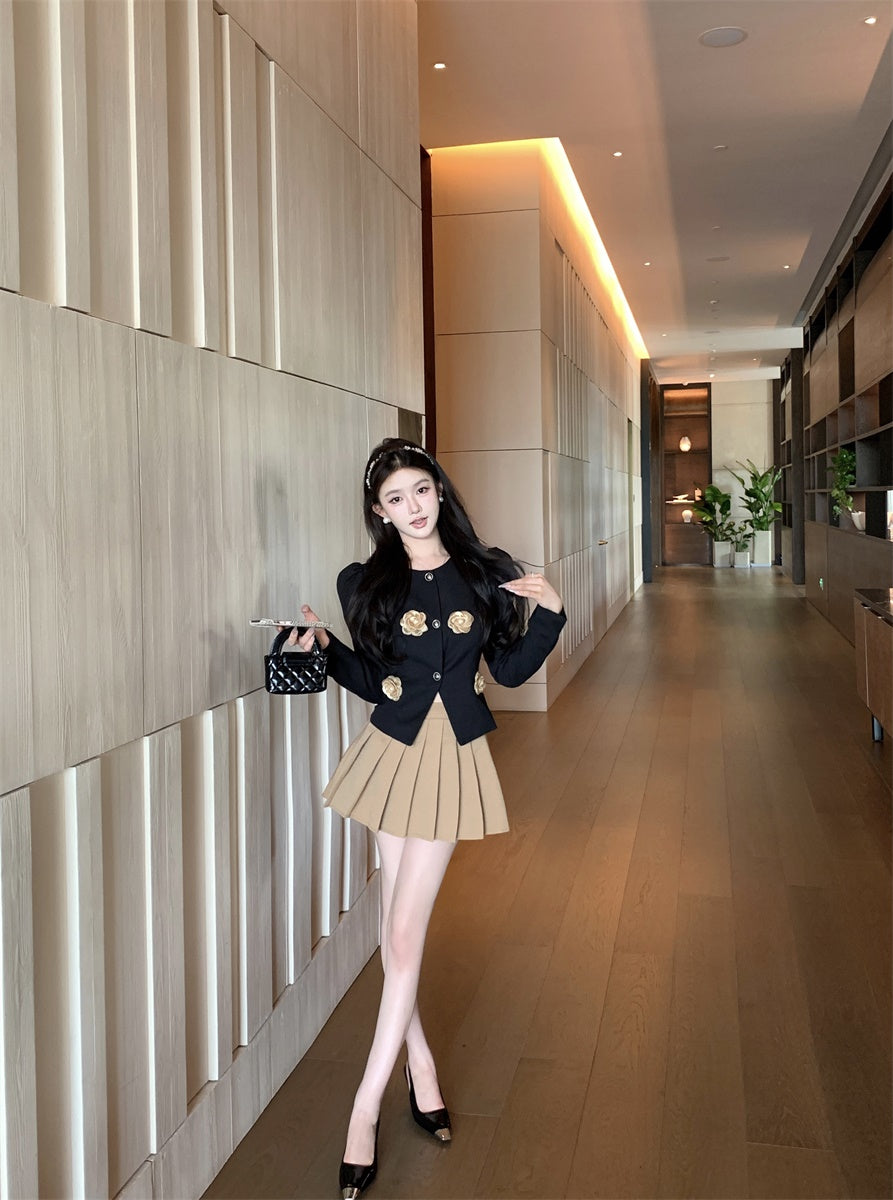 【outer】パフスリーブフラワーアウターG23626