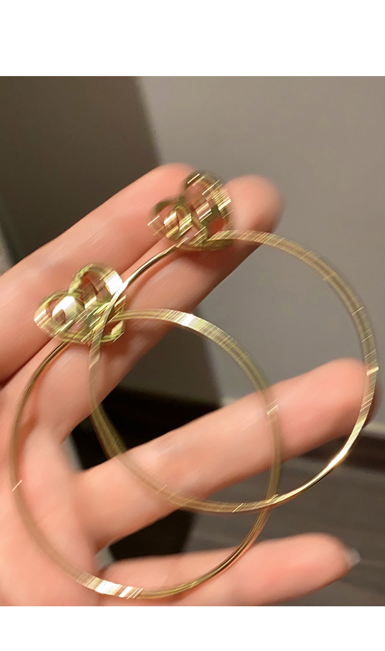 【小物】ハート柄ピアスアクセサリーG23642