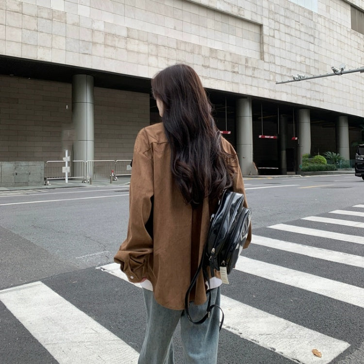 【tops】春秋コールテン長袖シャツG23709