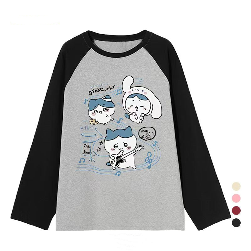 【tops】キャラクター春秋長袖TシャツG23746
