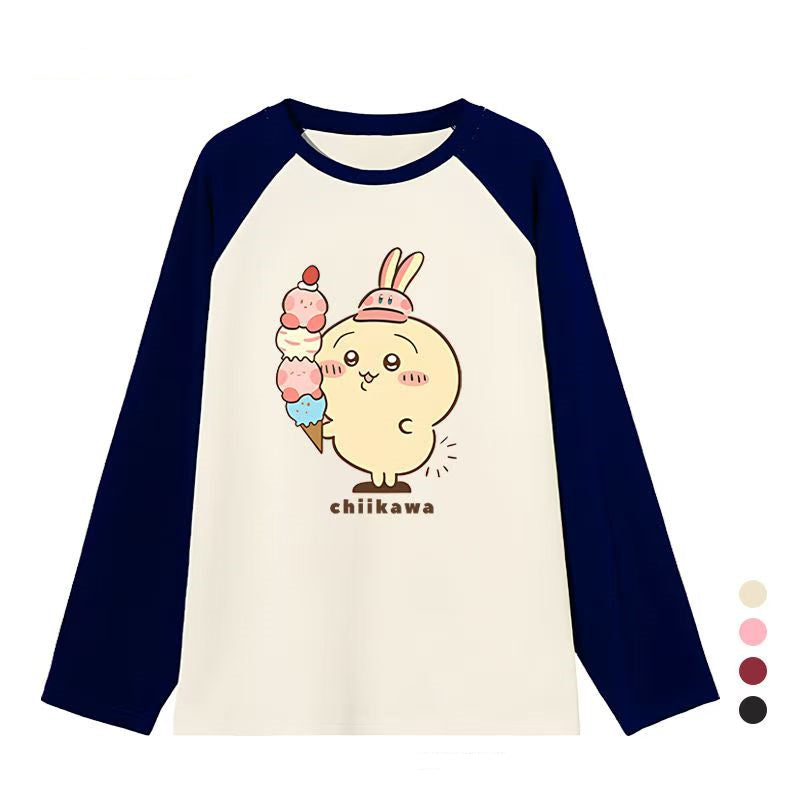 【tops】キャラクター春秋長袖TシャツG23748