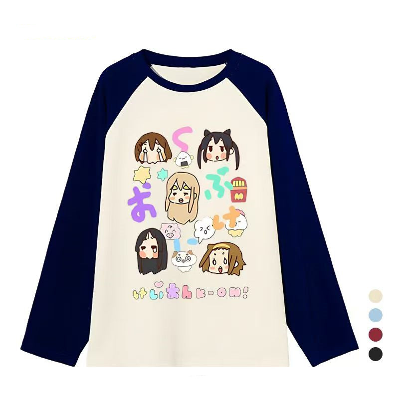 【tops】キャラクター春秋長袖TシャツG23749