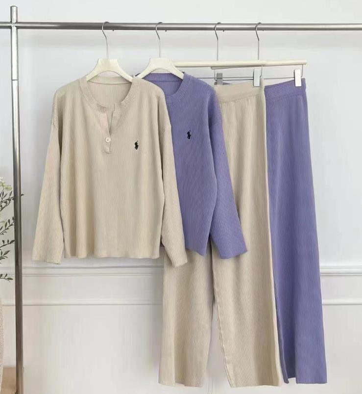 【set】ニットセーター+ガウチョパンツニット2点セットF8219