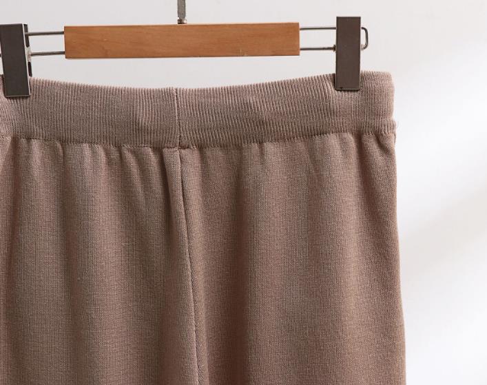 【set】ニットセーター+ハレムパンツニット2点セットF8222