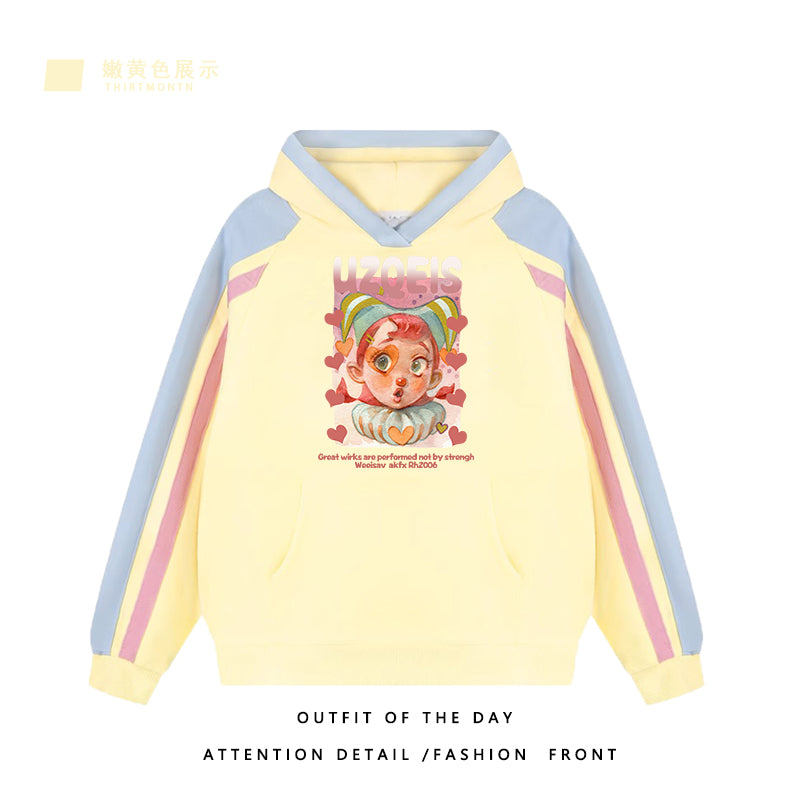 【tops】フード付き秋パーカーG23790