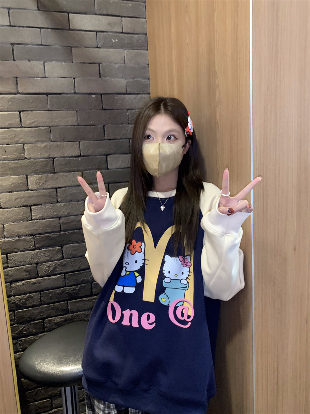 【tops】ラグランスリーブ秋パーカーG23796