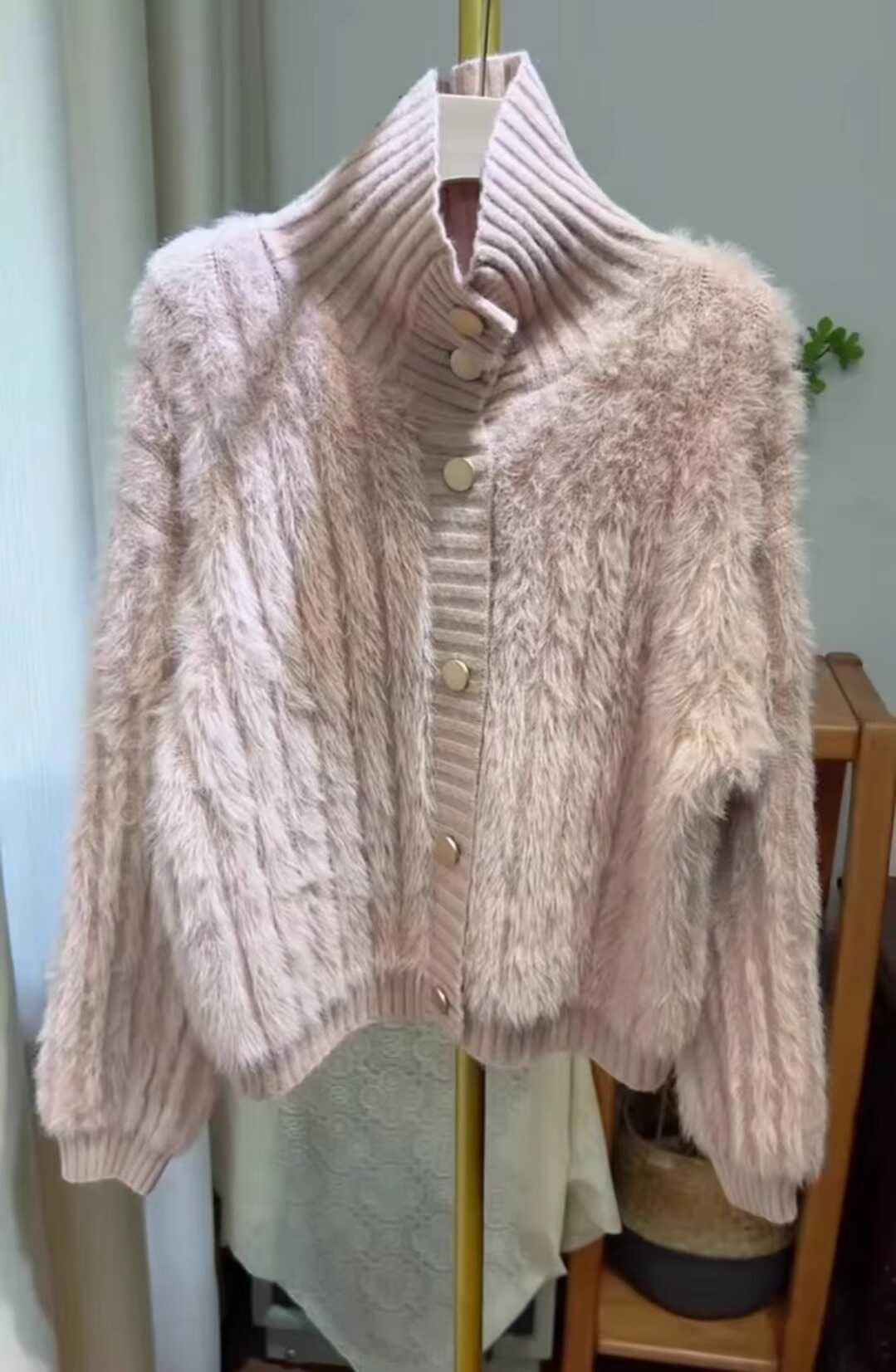 【outer】ゆったり秋冬ニットカーディガンG23806