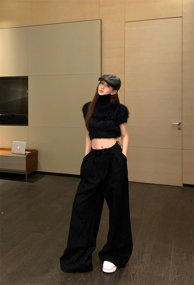 【tops】ハイネックニットセーターG23820