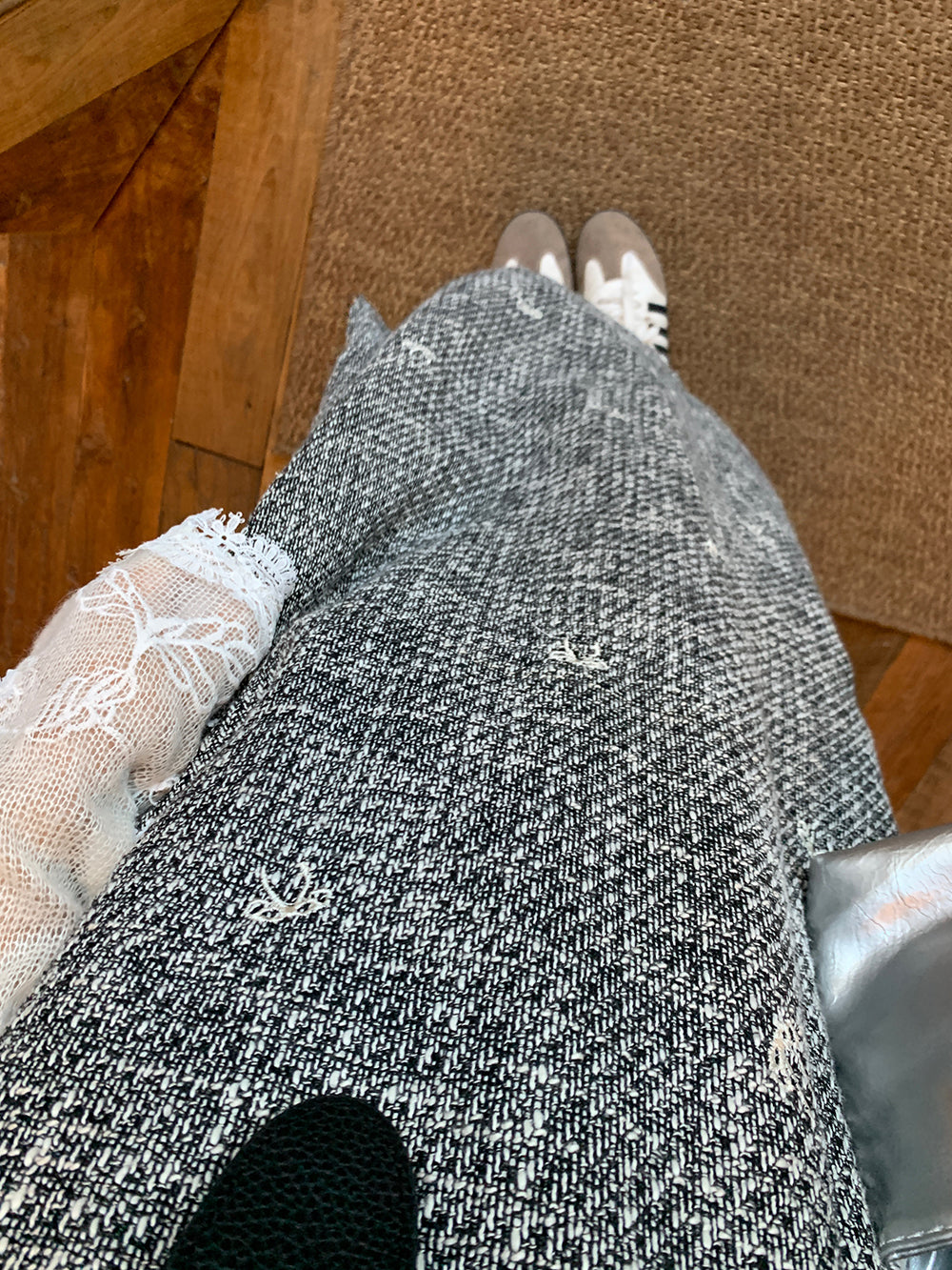 【dress】ツイードバックリボンワンピースG23830