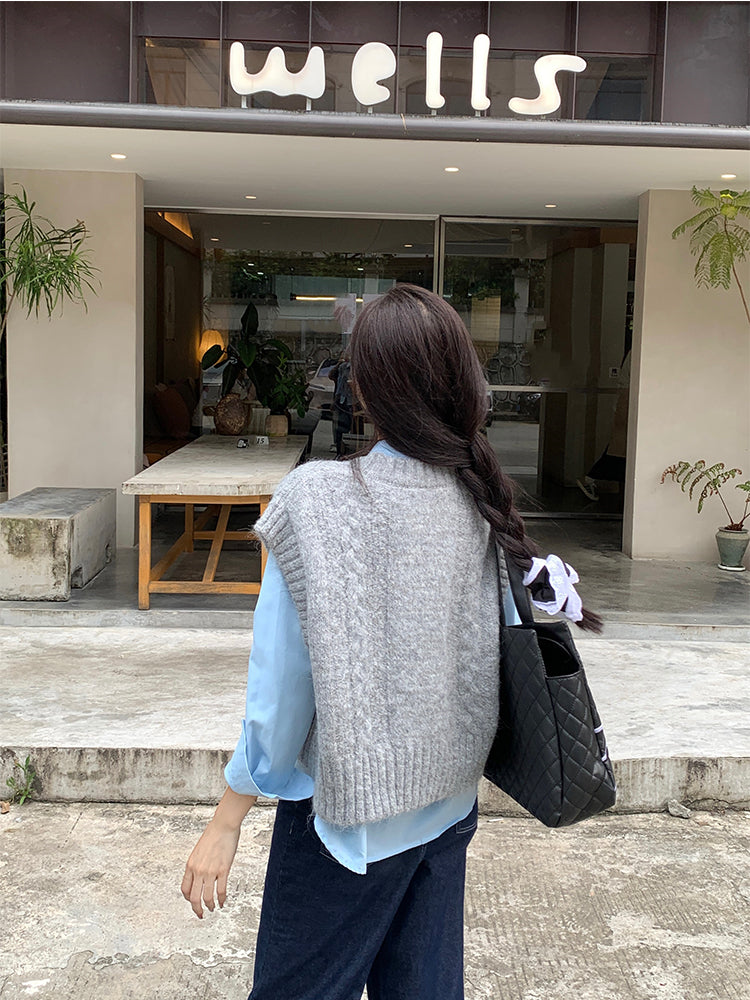 【tops】ニットチョッキG23887