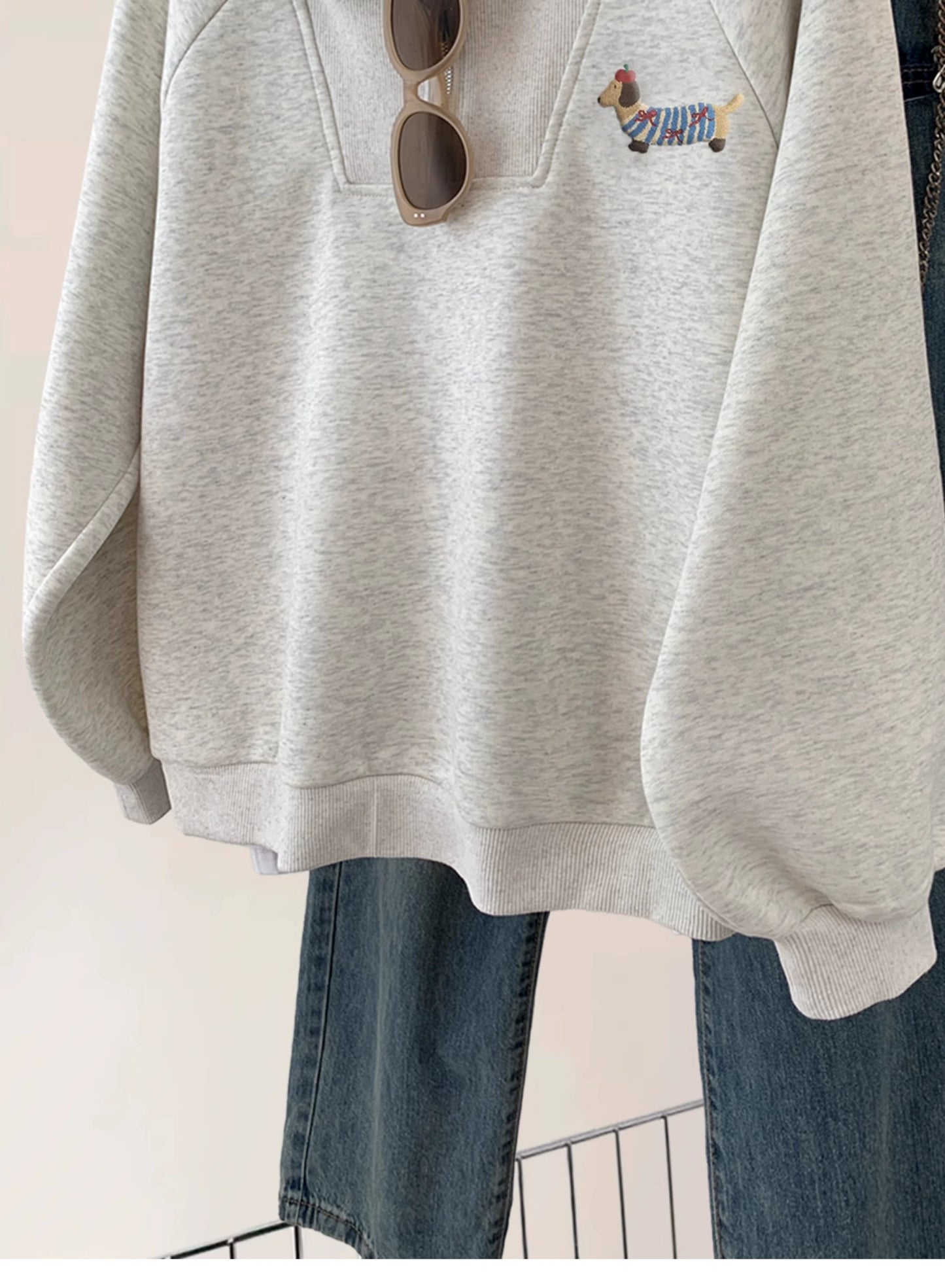 【tops】折り襟ファスナーパーカーG23907