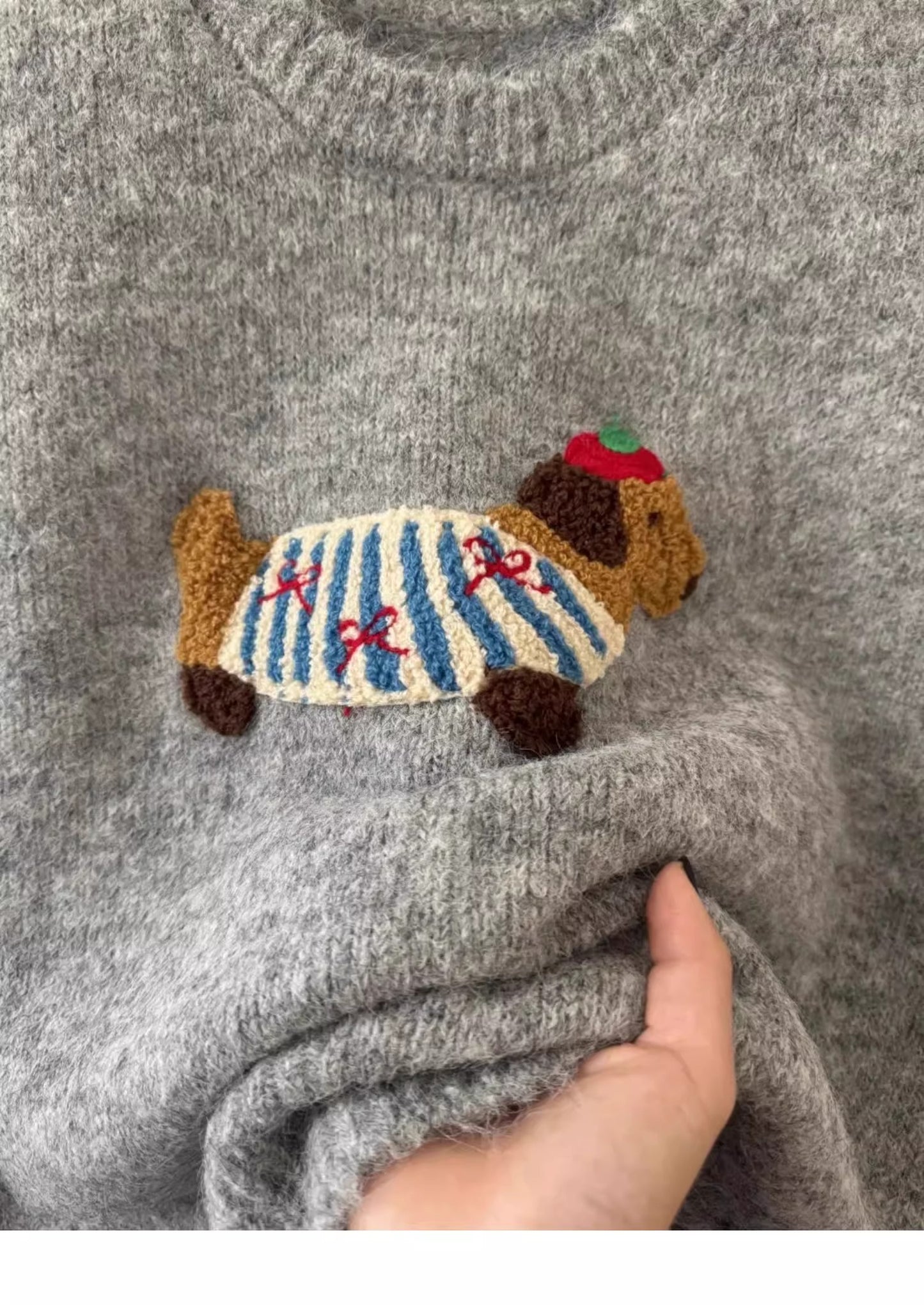 【tops】カートゥーンニットチョッキG23913