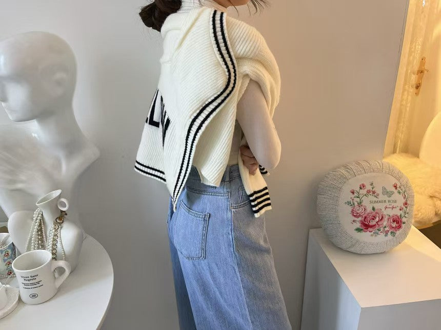 【outer】長袖ニットカーディガンG24009