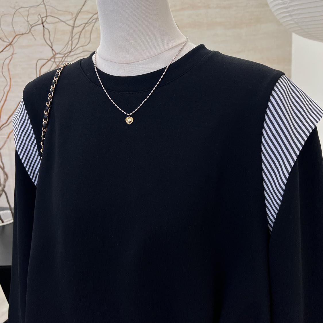 【tops】切り替え長袖パーカーG24027