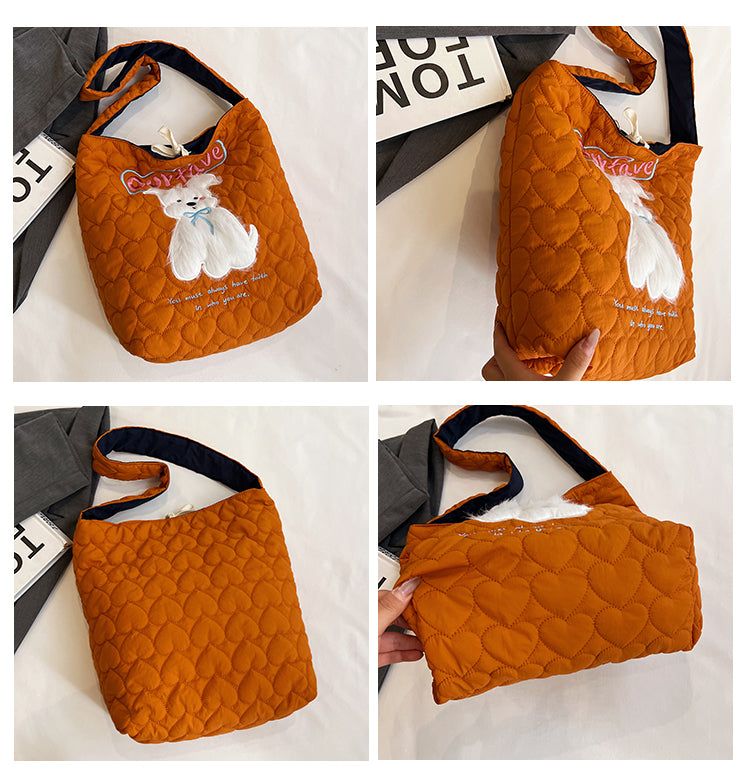 【小物】大人可愛い大容量ショルダーバッグG24057