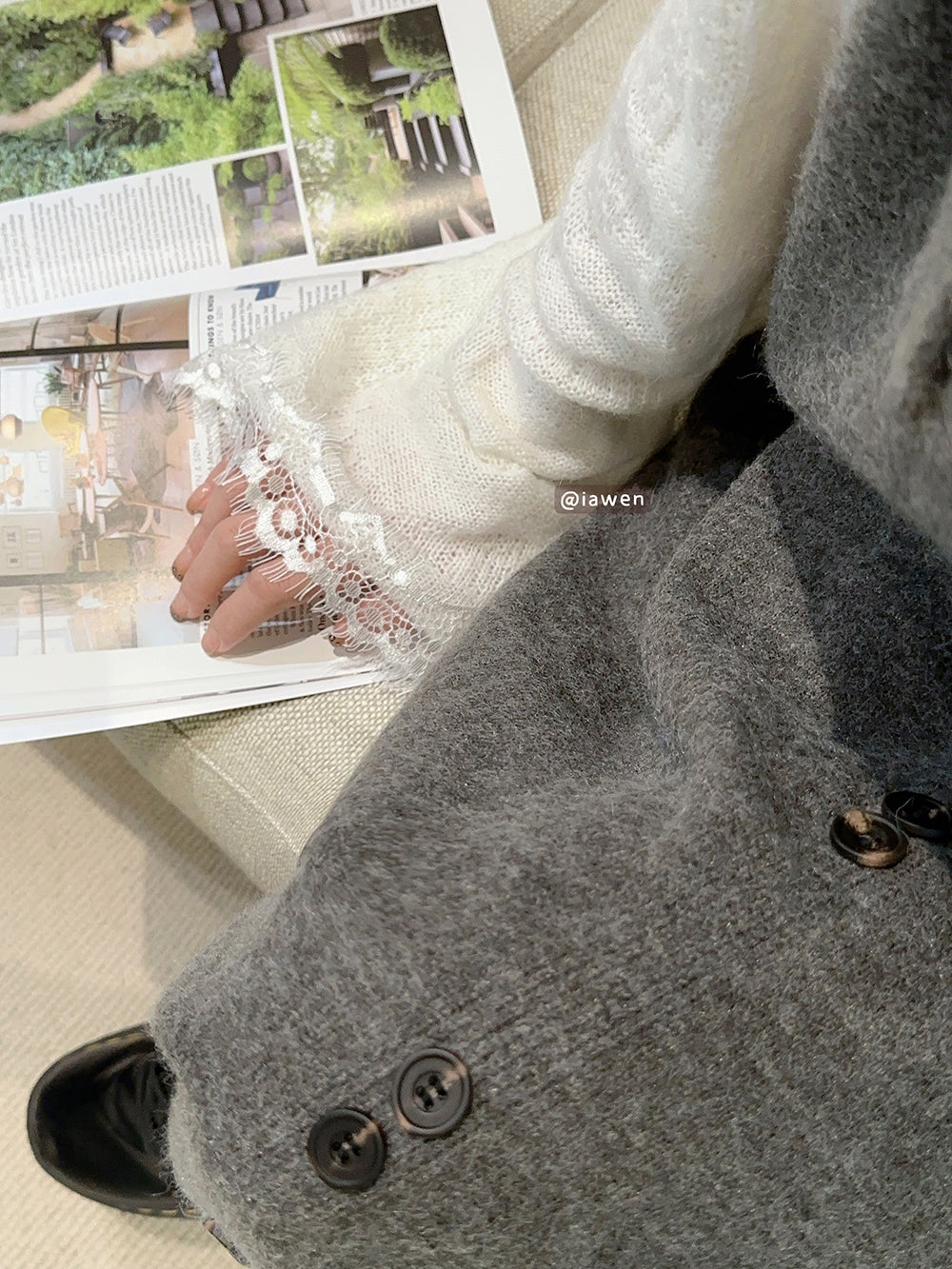 【dress】ノースリーブニットキャミワンピースG24085