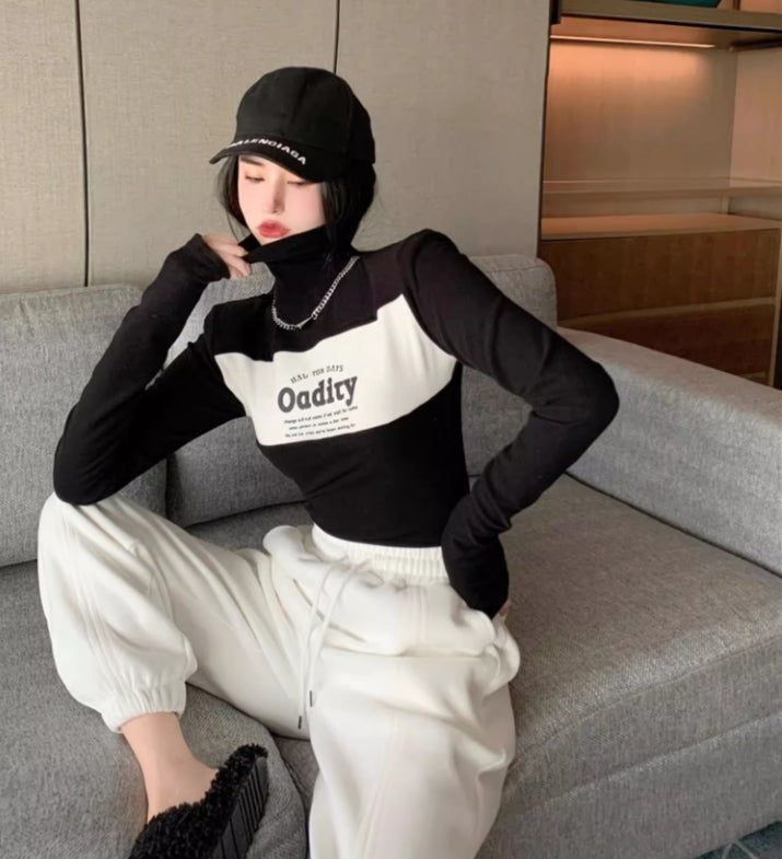 【tops】秋冬長袖TシャツG24103