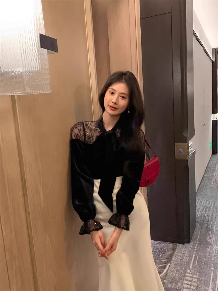 【tops】長袖春秋ブラウスG24148