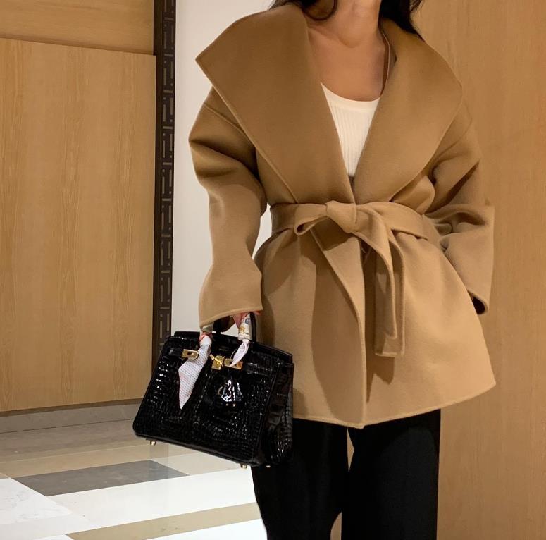 【outer】大きいラペルコートF8377