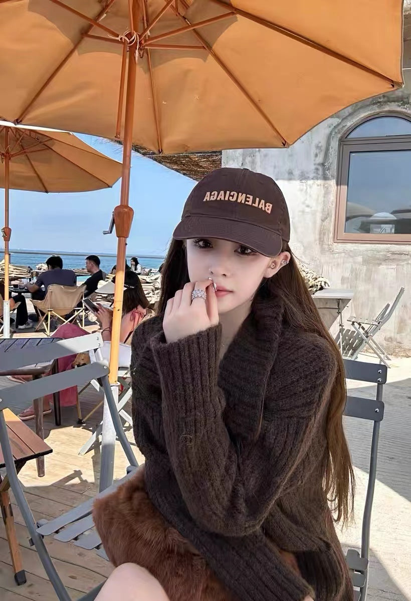 【outer】ゆったり厚手ニットカーディガンG24357