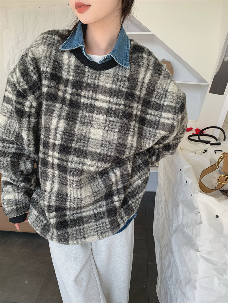 【tops】ラムズウール厚手パーカーG24359